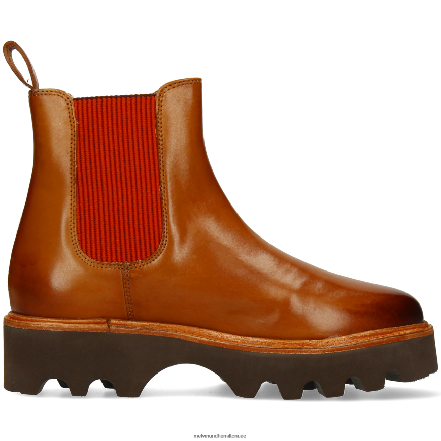 ميغان 3 بني Melvin & Hamilton نحيف جزمة الكاحل 42XF2X932