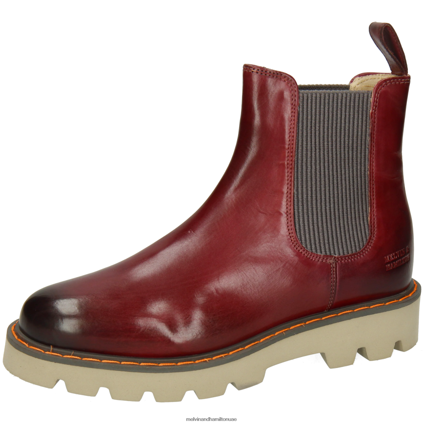 ميغان 3 أرجواني Melvin & Hamilton نحيف جزمة الكاحل 42XF2X958