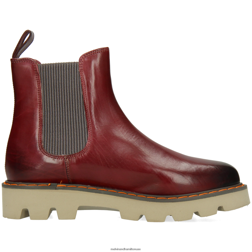 ميغان 3 أرجواني Melvin & Hamilton نحيف جزمة الكاحل 42XF2X958