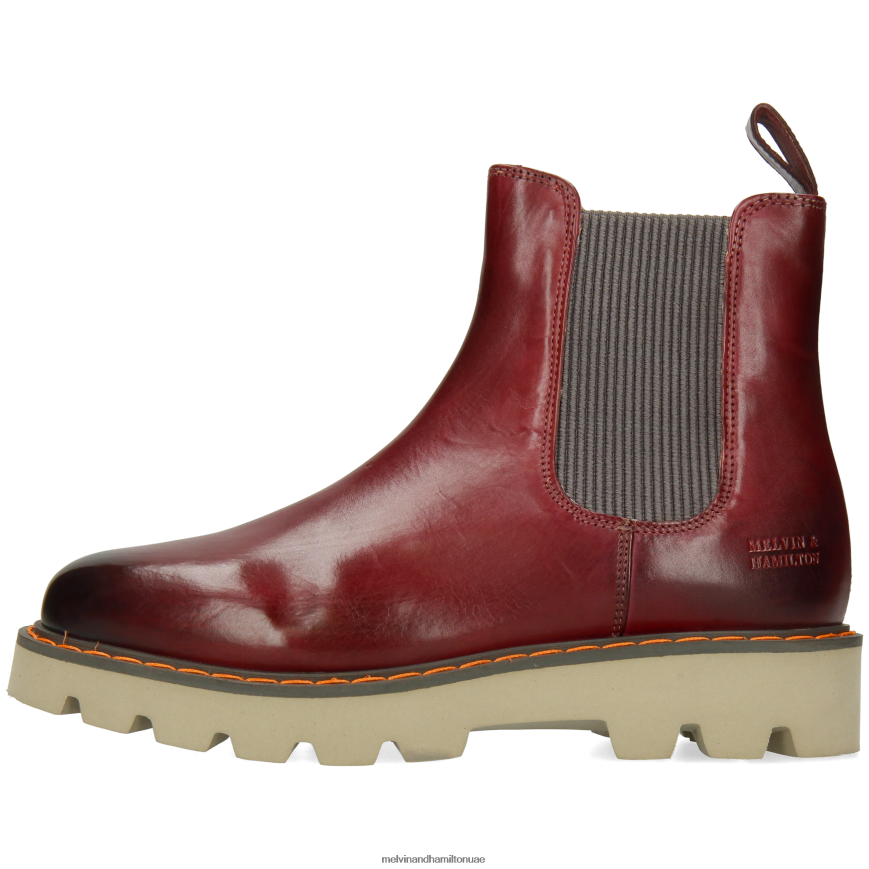 ميغان 3 أرجواني Melvin & Hamilton نحيف جزمة الكاحل 42XF2X958