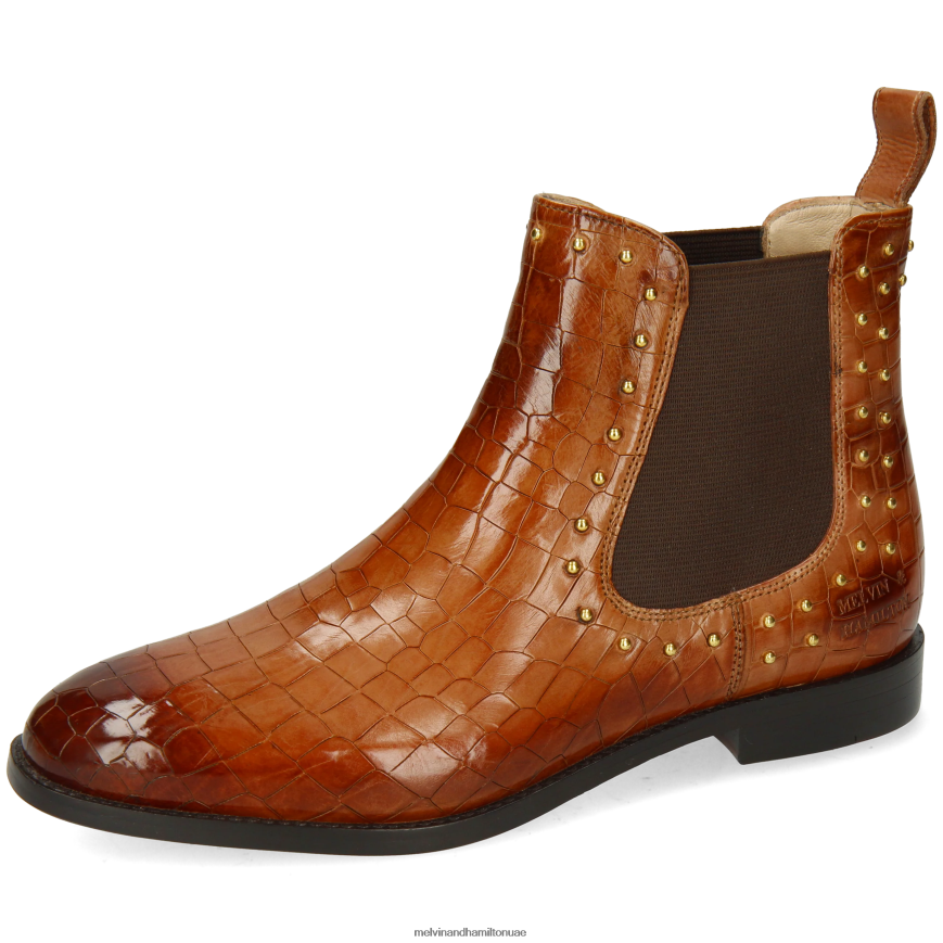 كاترين 3 البني الفاتح Melvin & Hamilton نحيف جزمة الكاحل 42XF2X968