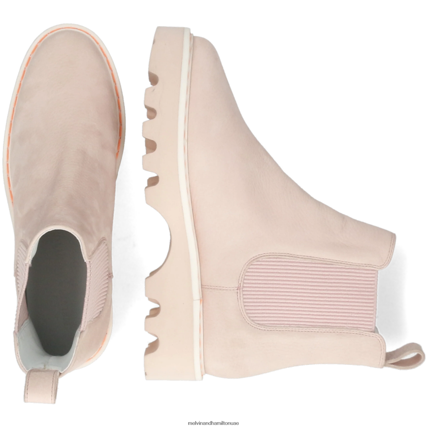 ميغان 3 ص لون القرنفل Melvin & Hamilton نحيف جزمة الكاحل 42XF2X986