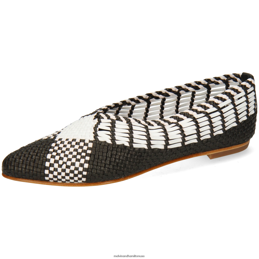 اليكسا 40 أسود Melvin & Hamilton نحيف مضخات الباليه 42XF2X1970