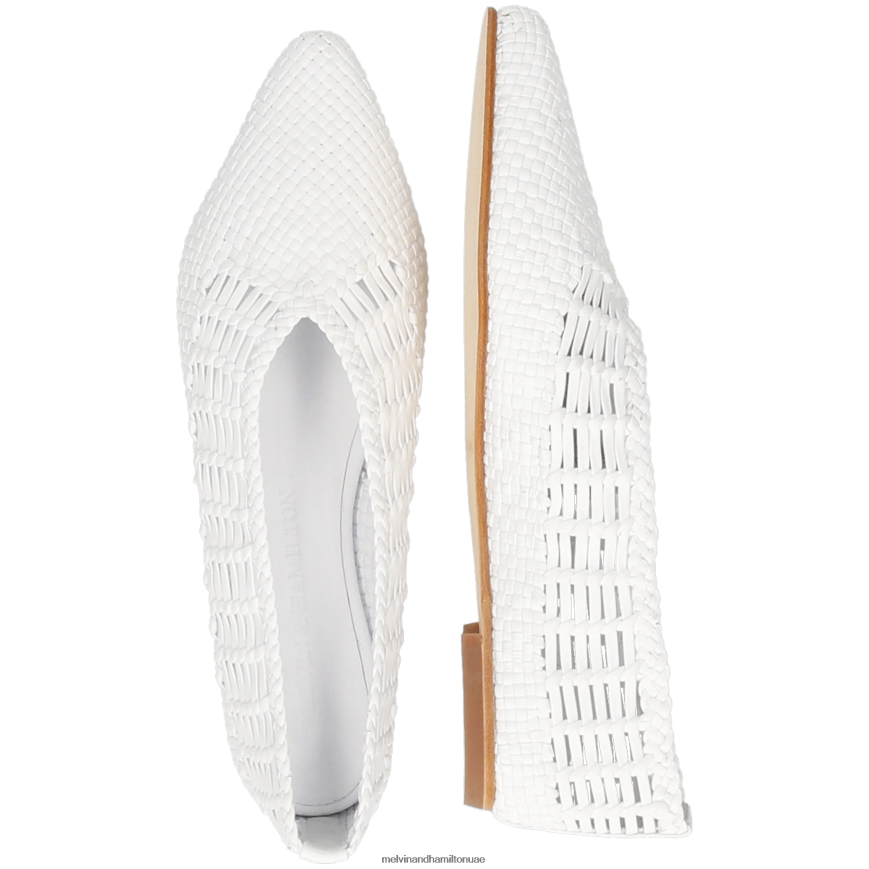 اليكسا 40 أبيض Melvin & Hamilton نحيف مضخات الباليه 42XF2X1976