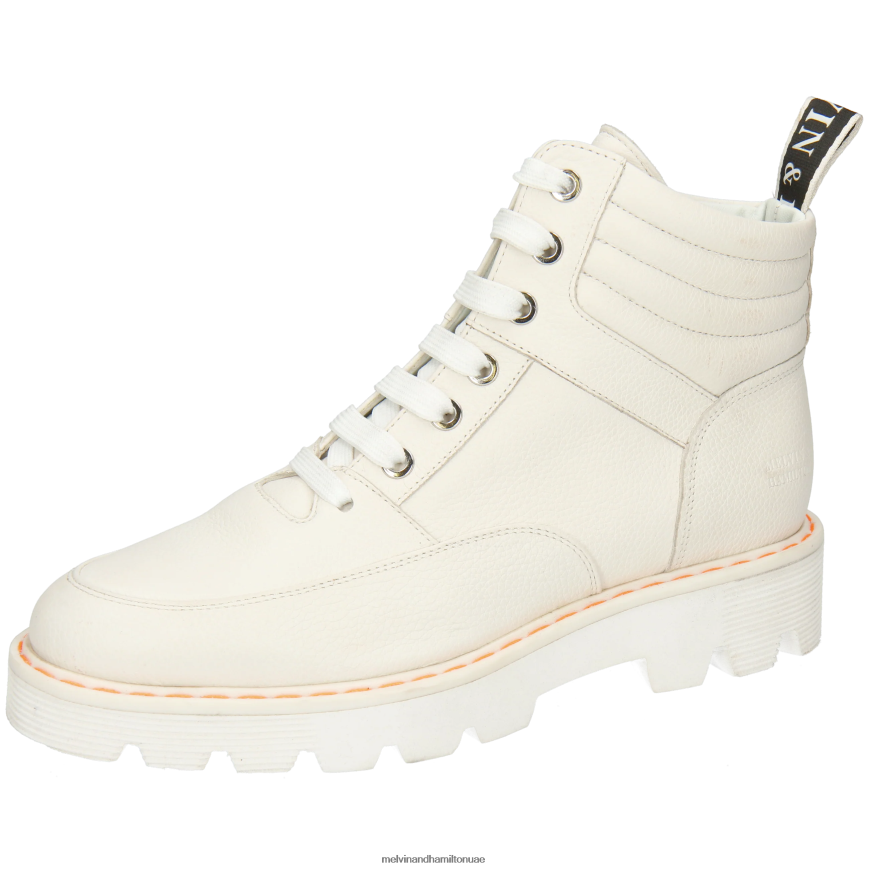 ميغان 40 أبيض Melvin & Hamilton نحيف جزمة الكاحل 42XF2X937