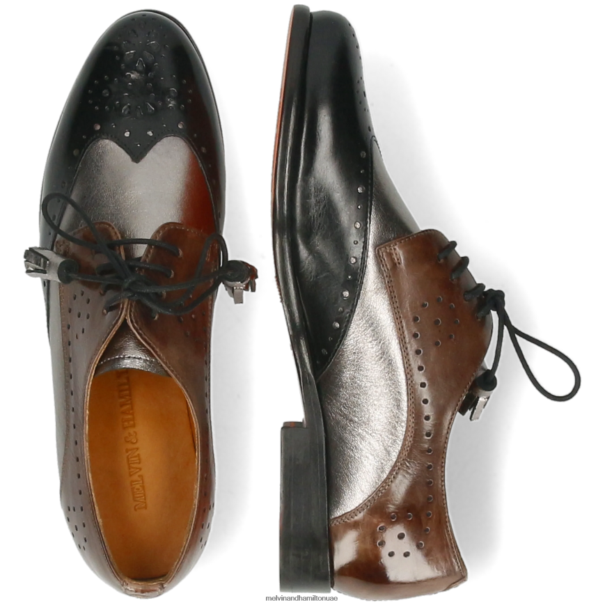سيلينا 41 متعدد Melvin & Hamilton نحيف أحذية ديربي 42XF2X1508