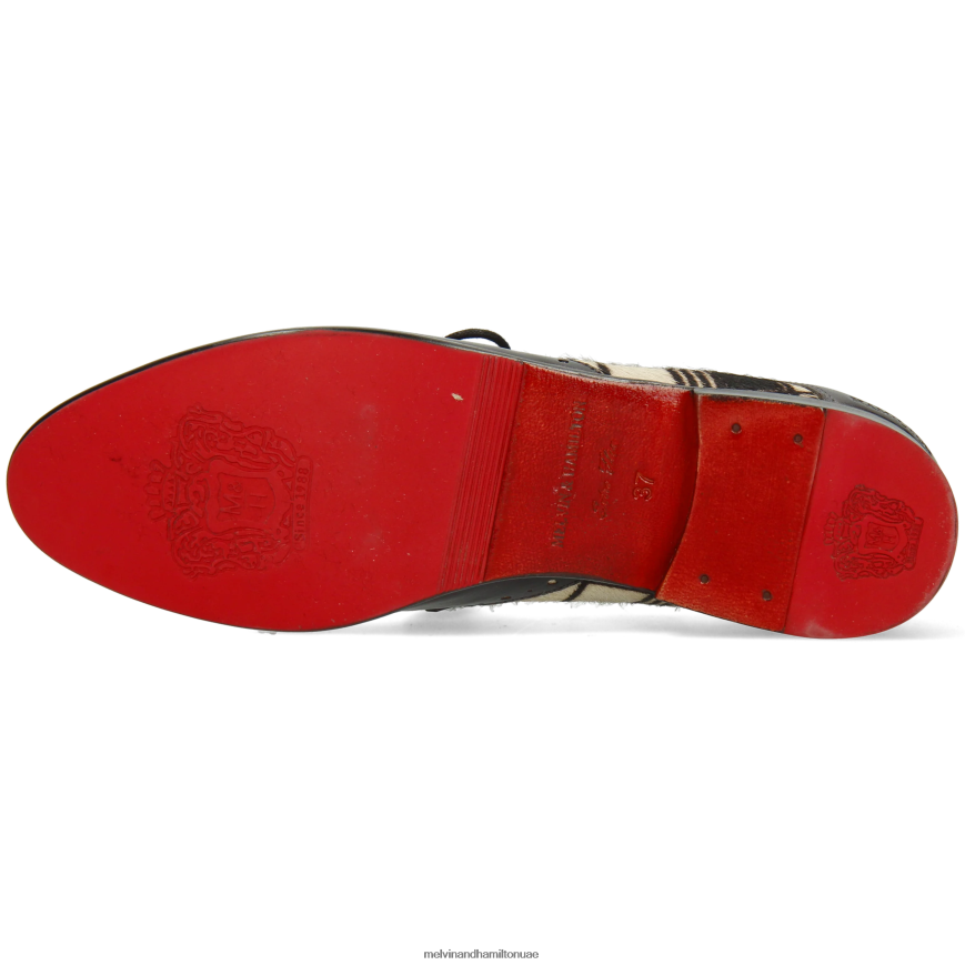 سيلينا 41 أسود Melvin & Hamilton نحيف أحذية ديربي 42XF2X1510