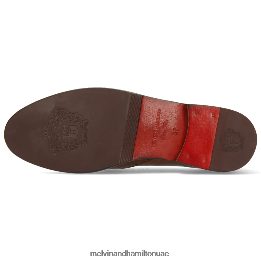 سيلينا 41 بني Melvin & Hamilton نحيف أحذية ديربي 42XF2X1516