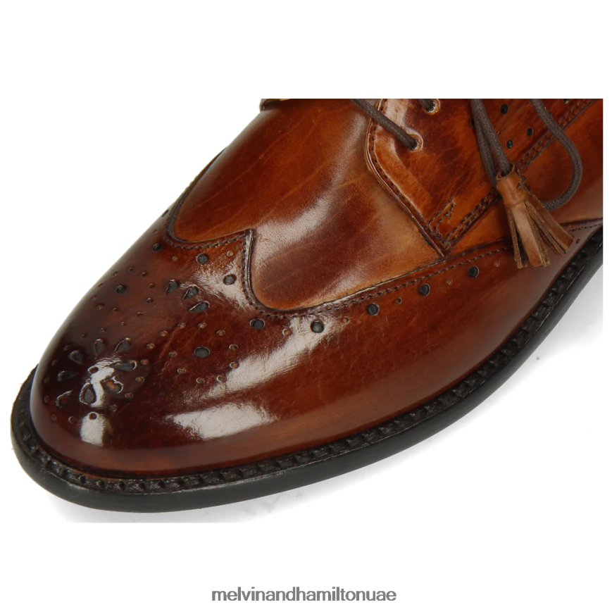 سيلينا 41 بني Melvin & Hamilton نحيف أحذية ديربي 42XF2X1516