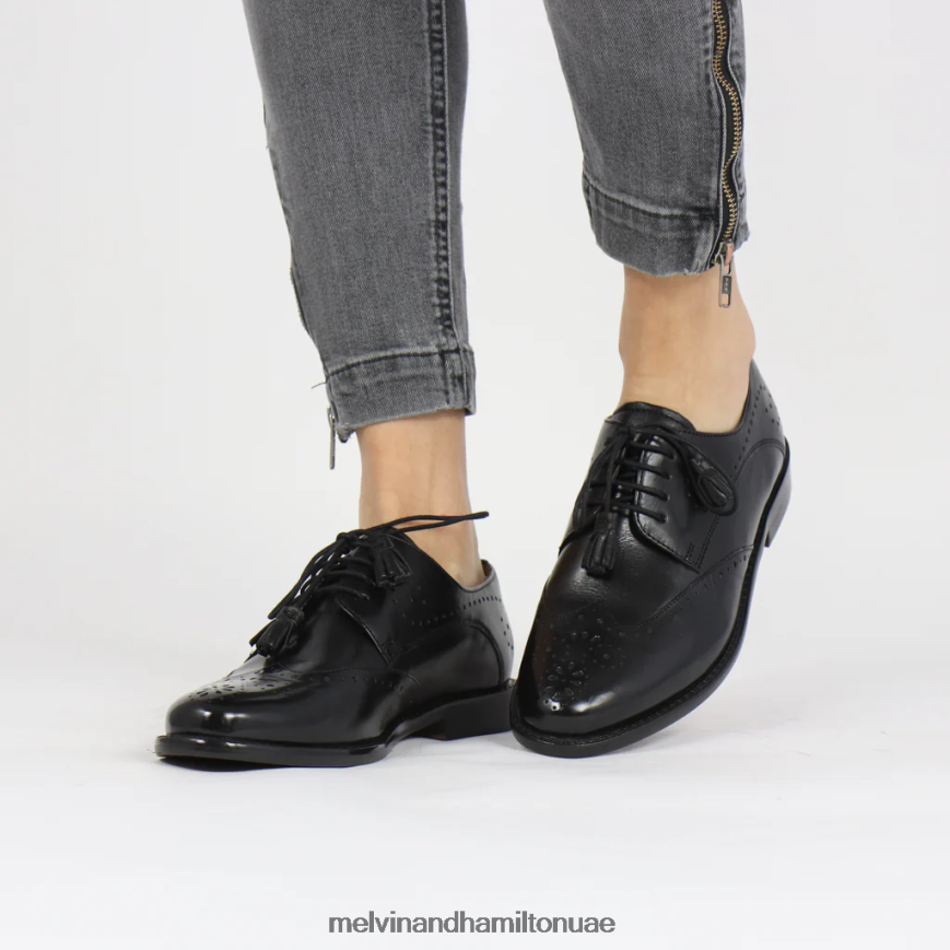 سيلينا 41 أسود Melvin & Hamilton نحيف أحذية ديربي 42XF2X1528