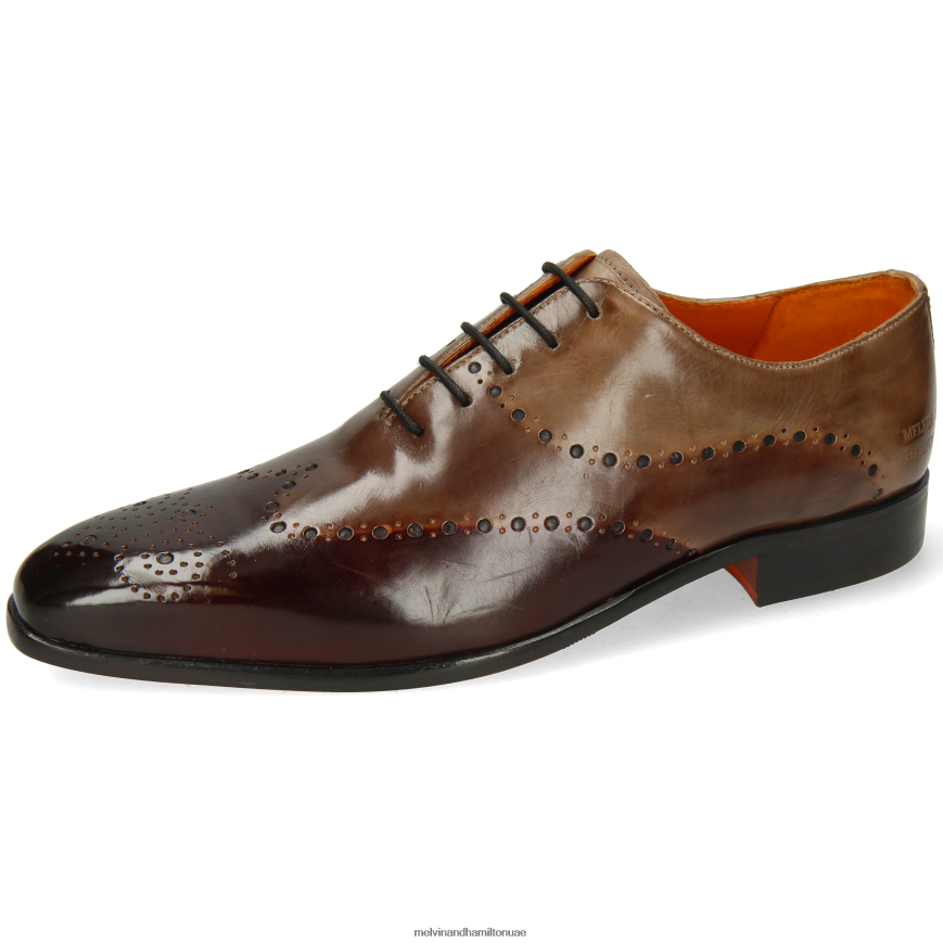 لانس 41 أحمر Melvin & Hamilton رجال أحذية أكسفورد 42XF2X184