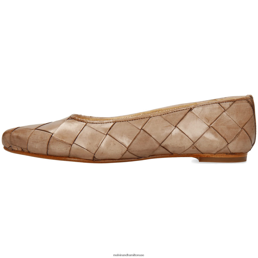 اليكسا 41 رمادي Melvin & Hamilton نحيف مضخات الباليه 42XF2X1974