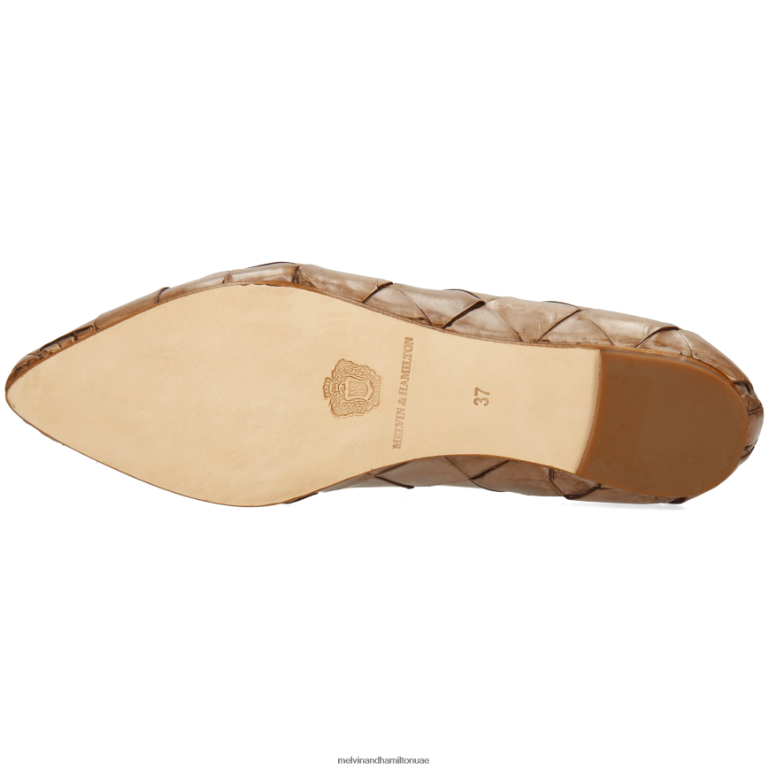 اليكسا 41 رمادي Melvin & Hamilton نحيف مضخات الباليه 42XF2X1974