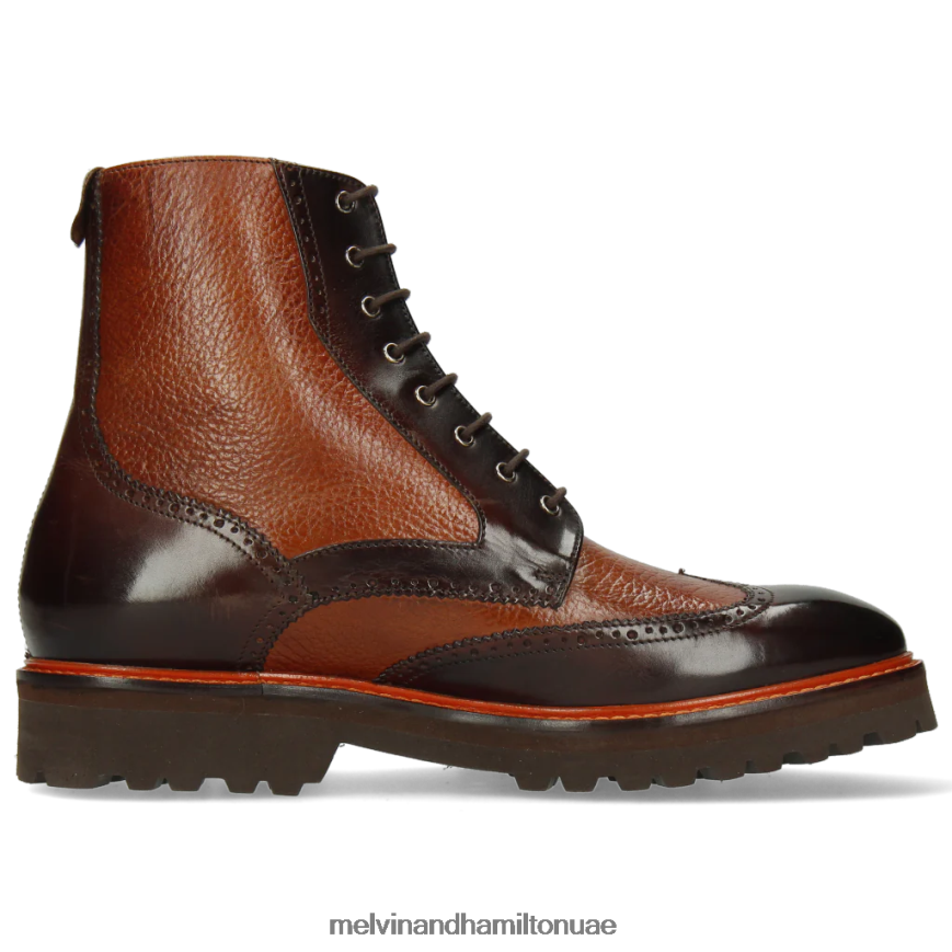 ماثيو 43 بني Melvin & Hamilton رجال جزمة الكاحل 42XF2X118