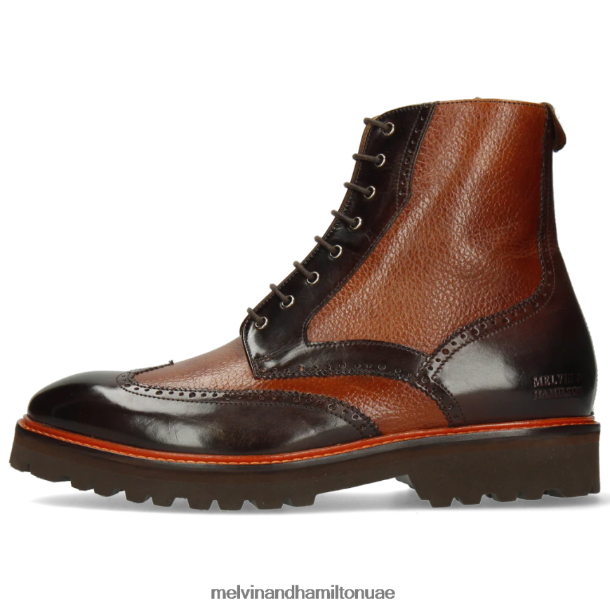 ماثيو 43 بني Melvin & Hamilton رجال جزمة الكاحل 42XF2X118