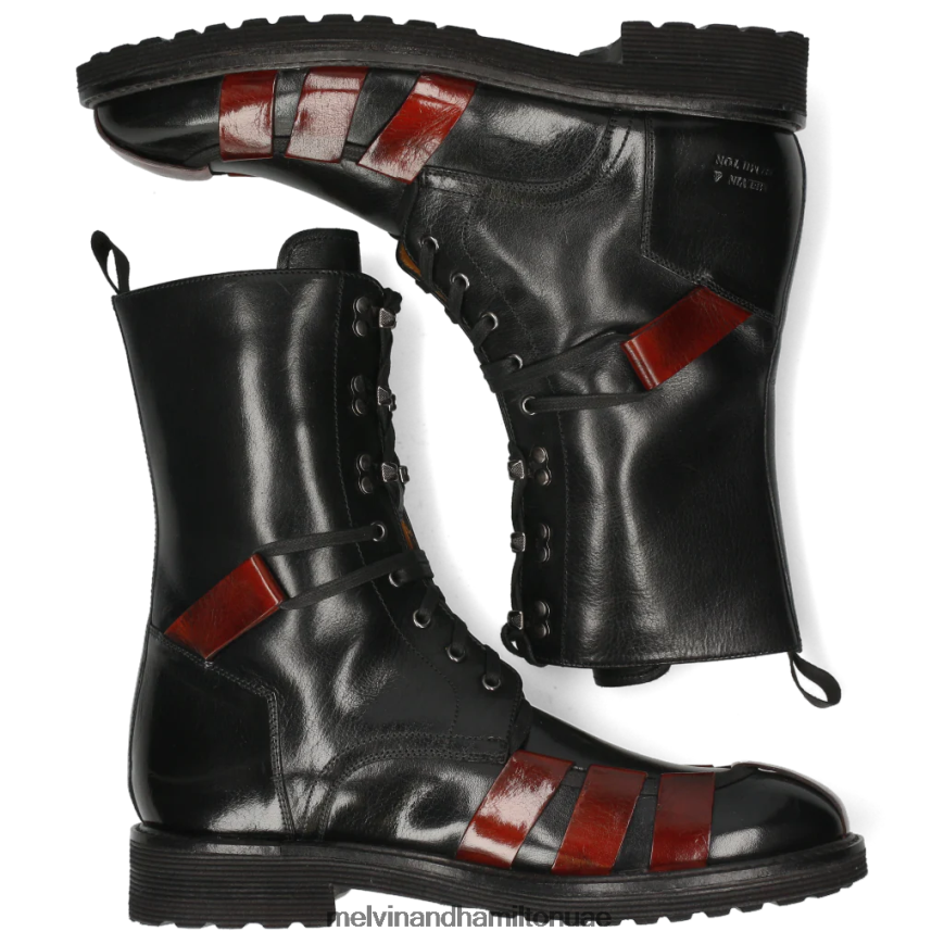 تريفور 43 أسود Melvin & Hamilton رجال جزمة الكاحل 42XF2X144