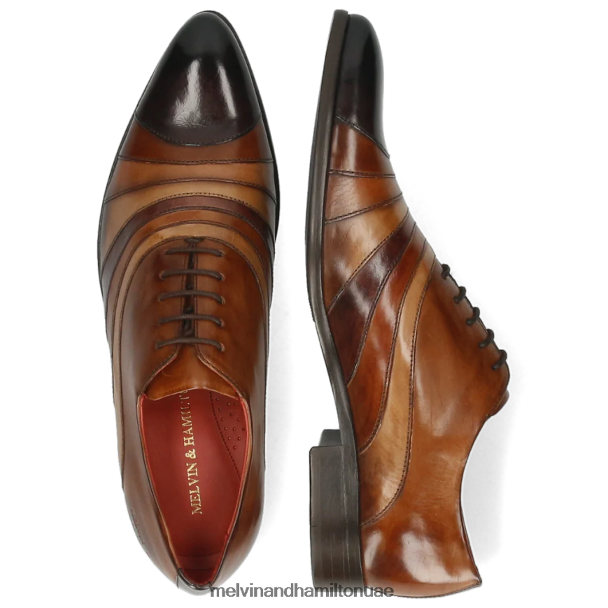 توني 43 بني Melvin & Hamilton رجال أحذية أكسفورد 42XF2X159