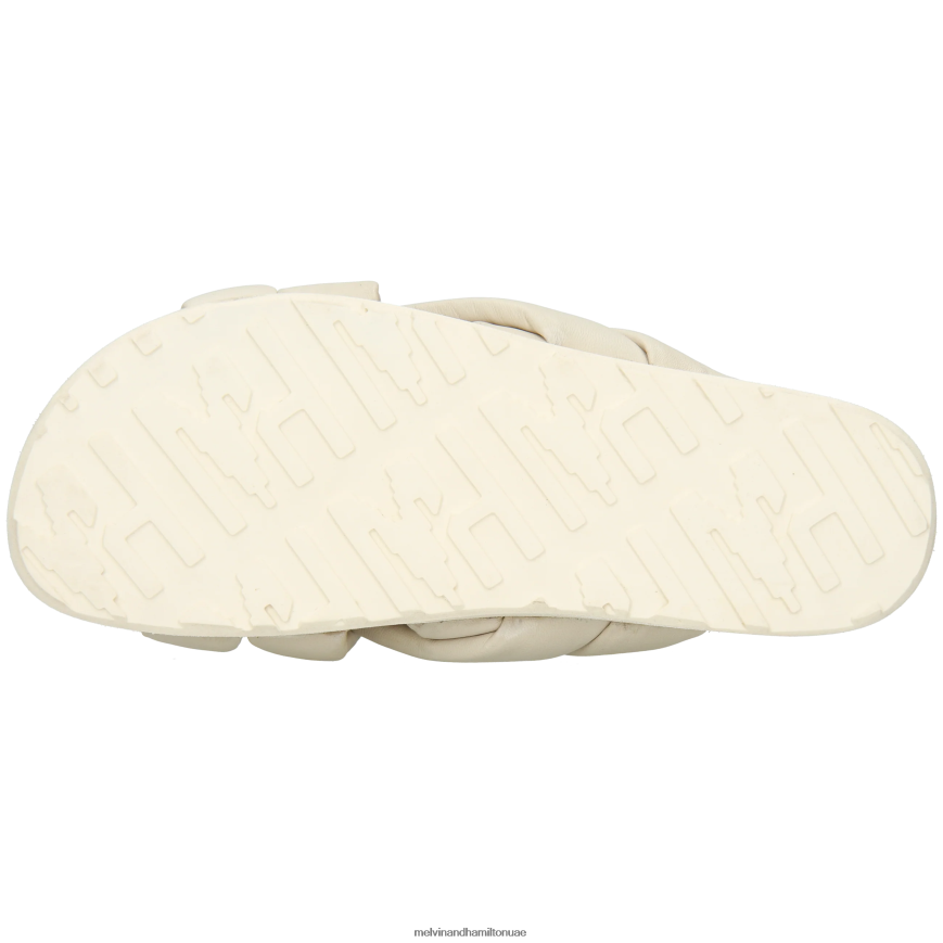 ويلما 43 اللون البيج Melvin & Hamilton نحيف صنادل 42XF2X1894