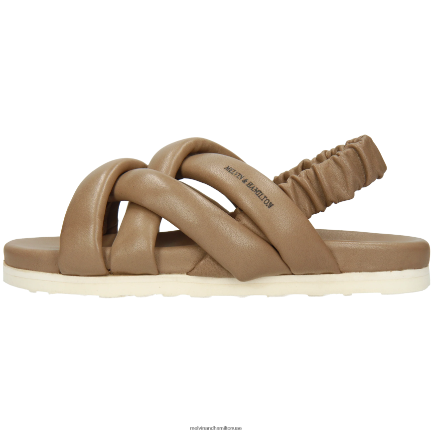 ويلما 43 اللون البيج Melvin & Hamilton نحيف صنادل 42XF2X1895