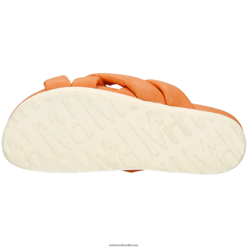 ويلما 43 البرتقالي Melvin & Hamilton نحيف صنادل 42XF2X1899