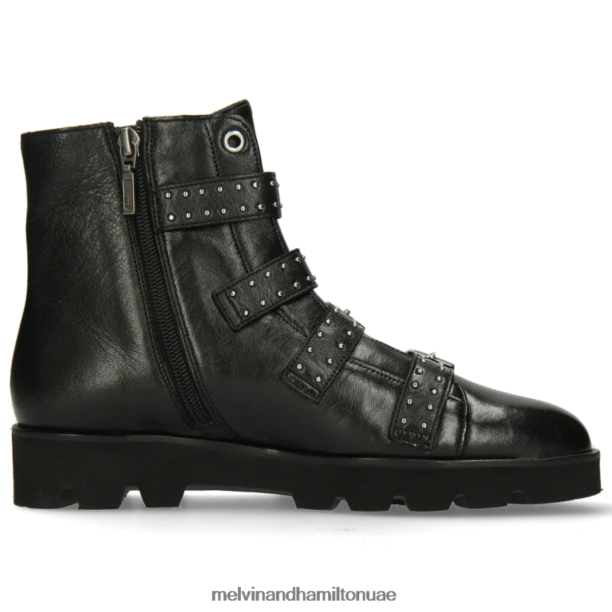 سوزان 44 أسود Melvin & Hamilton نحيف جزمة الكاحل 42XF2X1051