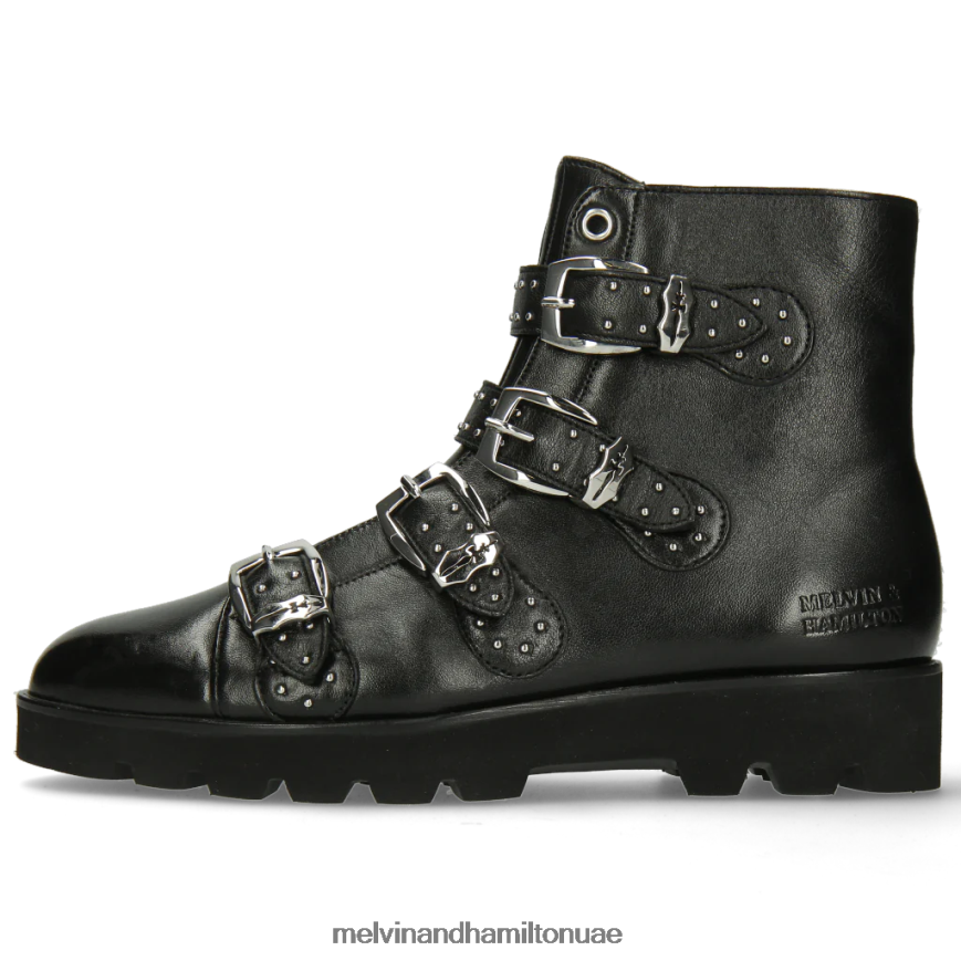 سوزان 44 أسود Melvin & Hamilton نحيف جزمة الكاحل 42XF2X1051