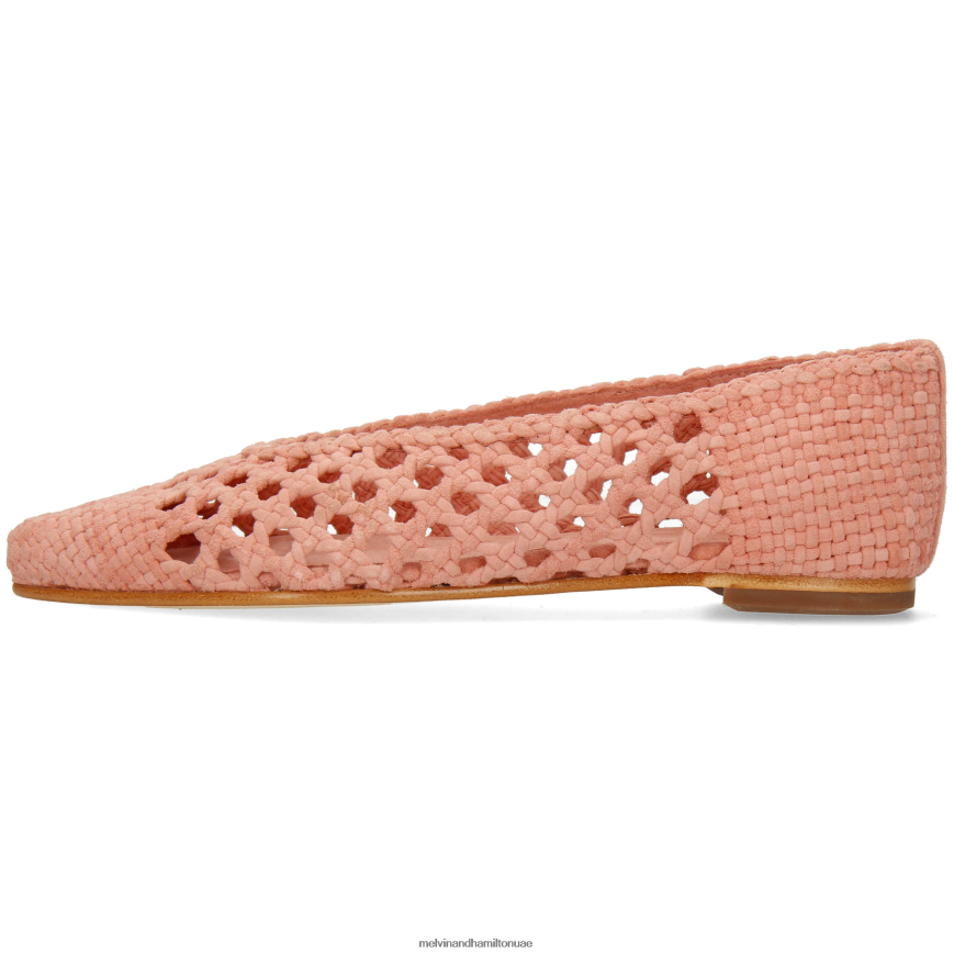 اليكسا 44 لون القرنفل Melvin & Hamilton نحيف مضخات الباليه 42XF2X1951