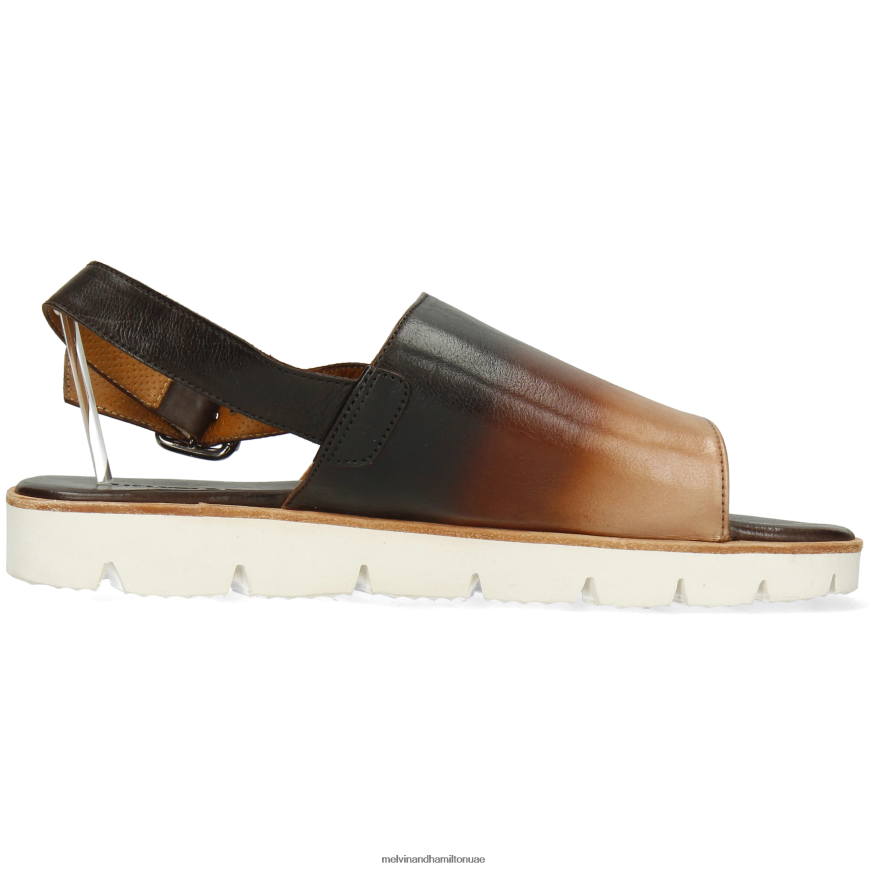 سام 45 بني Melvin & Hamilton رجال صنادل 42XF2X771