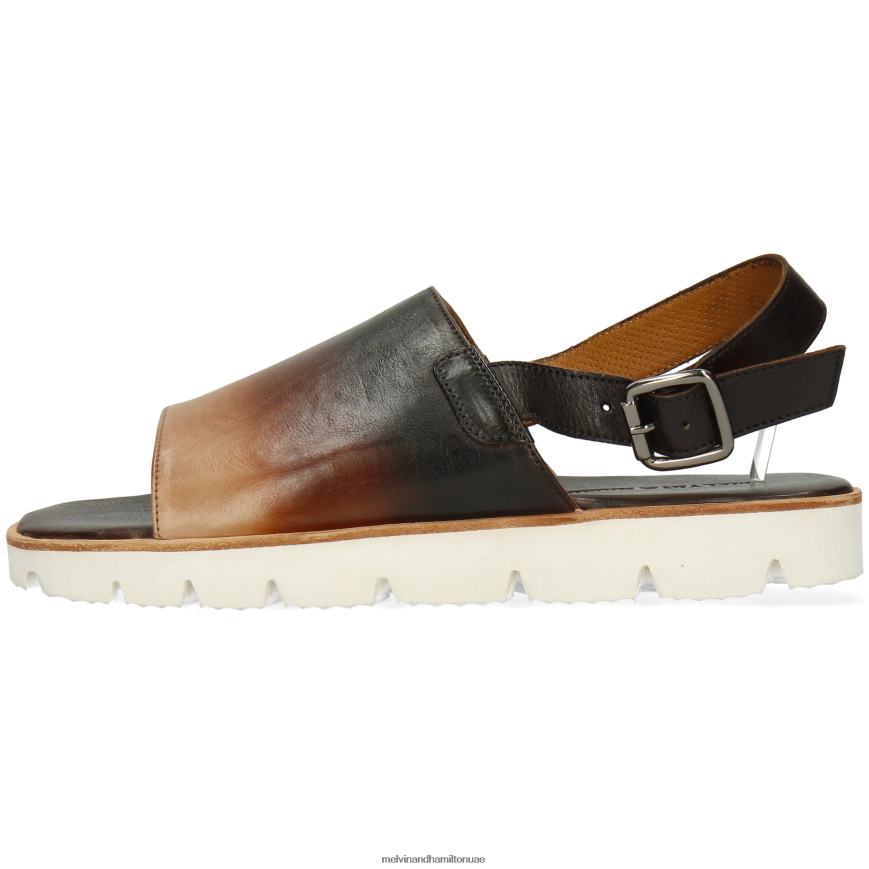 سام 45 بني Melvin & Hamilton رجال صنادل 42XF2X771