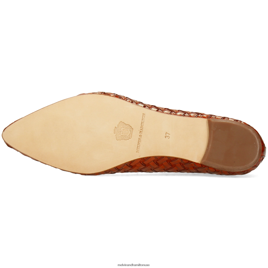 اليكسا 46 البرتقالي Melvin & Hamilton نحيف مضخات الباليه 42XF2X1955