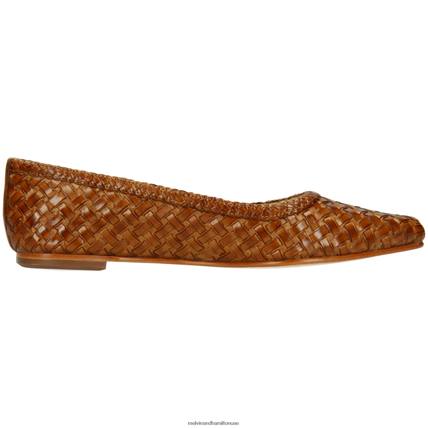 اليكسا 46 بني Melvin & Hamilton نحيف مضخات الباليه 42XF2X1964