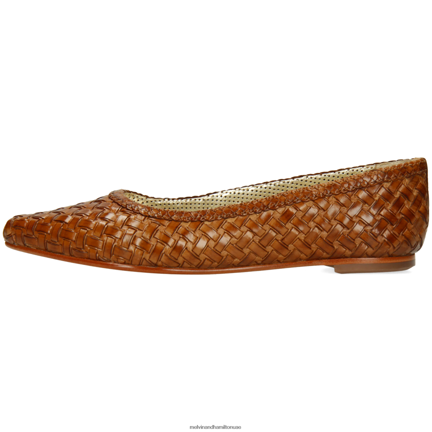 اليكسا 46 بني Melvin & Hamilton نحيف مضخات الباليه 42XF2X1964