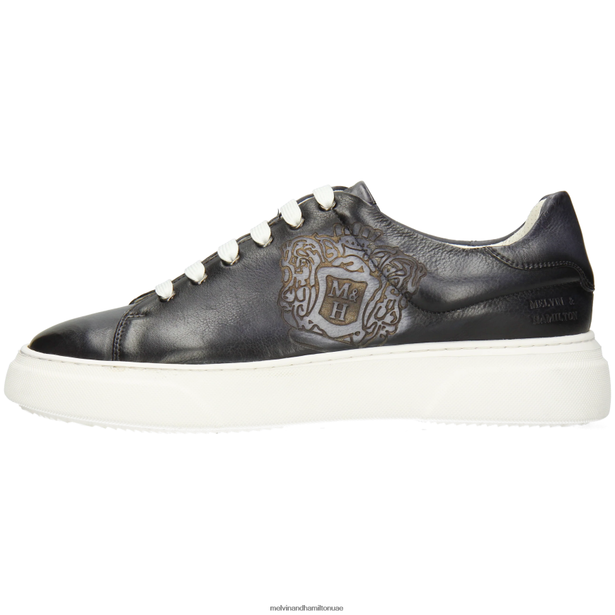 هارفي 47 رمادي Melvin & Hamilton رجال أحذية رياضية 42XF2X650