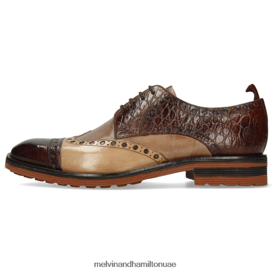 إيدي 48 بني Melvin & Hamilton رجال أحذية ديربي 42XF2X542
