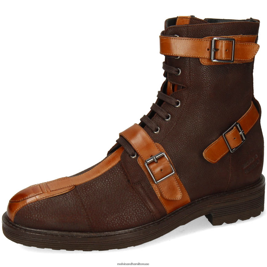 تريفور 48 بني Melvin & Hamilton رجال جزمة الكاحل 42XF2X87