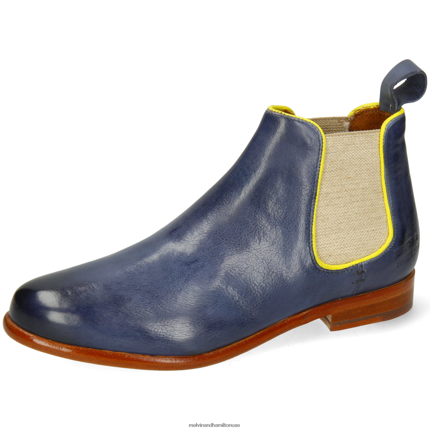 سيلينا 48 أزرق Melvin & Hamilton نحيف جزمة الكاحل 42XF2X902