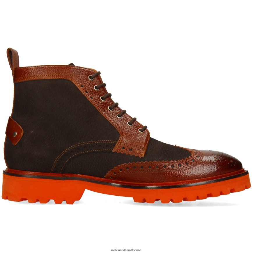 ماثيو 48 بني Melvin & Hamilton رجال جزمة الكاحل 42XF2X97