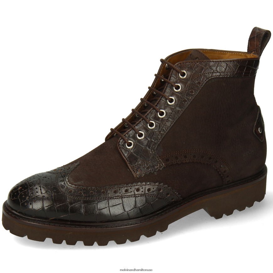 ماثيو 48 بني Melvin & Hamilton رجال جزمة الكاحل 42XF2X98