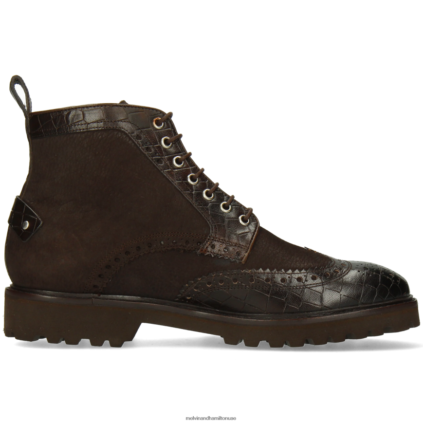ماثيو 48 بني Melvin & Hamilton رجال جزمة الكاحل 42XF2X98