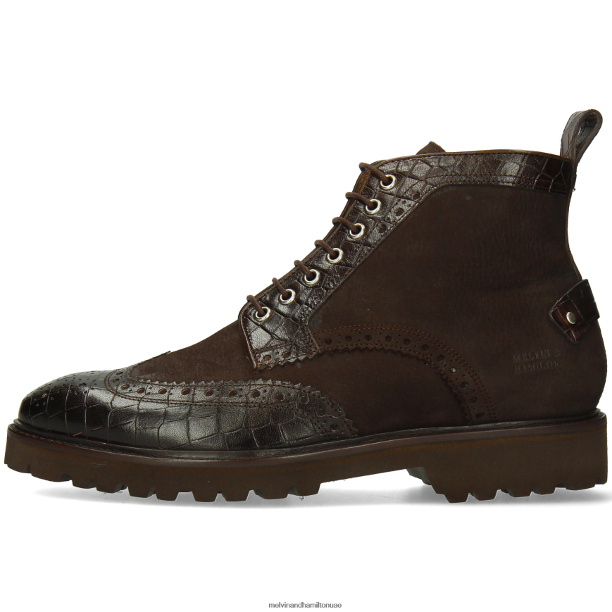 ماثيو 48 بني Melvin & Hamilton رجال جزمة الكاحل 42XF2X98