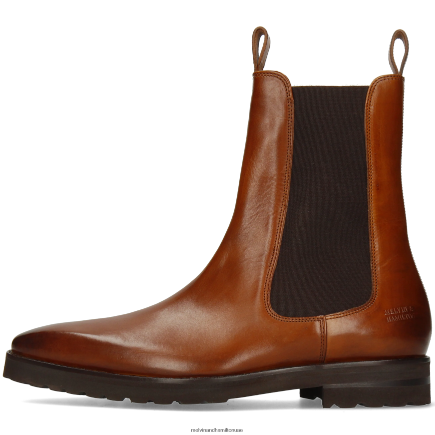 كلارك 49 بني Melvin & Hamilton رجال جزمة الكاحل 42XF2X121