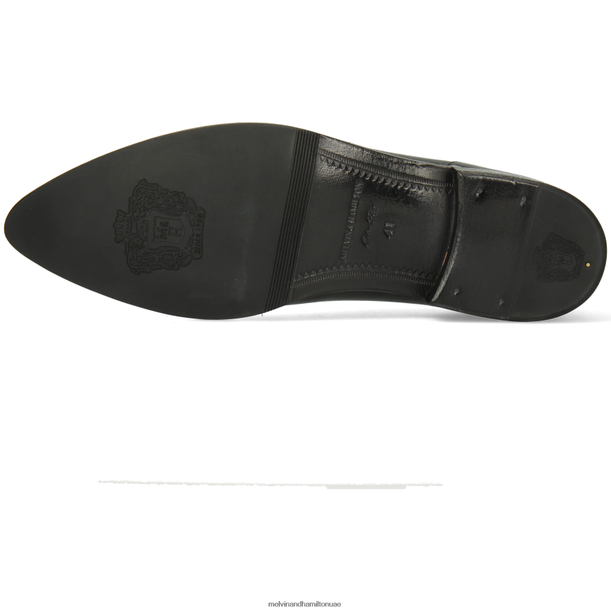 توني 49 أسود Melvin & Hamilton رجال أحذية أكسفورد 42XF2X179