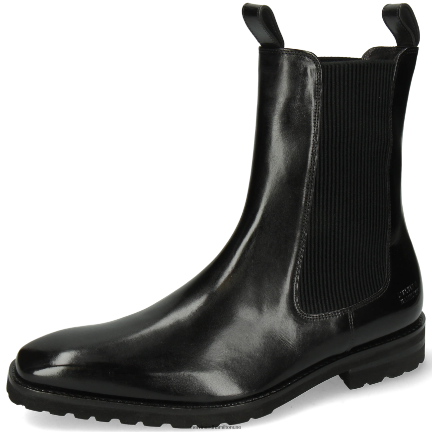 كلارك 49 أسود Melvin & Hamilton رجال جزمة الكاحل 42XF2X56