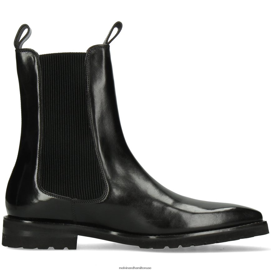 كلارك 49 أسود Melvin & Hamilton رجال جزمة الكاحل 42XF2X56