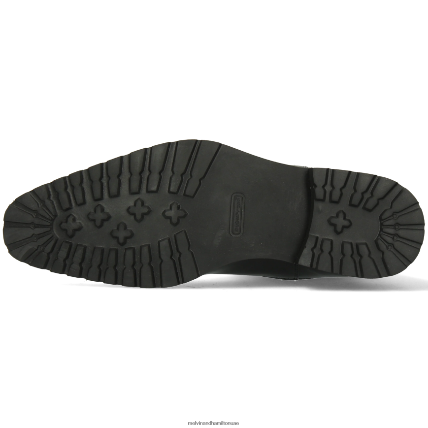 كلارك 49 أسود Melvin & Hamilton رجال جزمة الكاحل 42XF2X56