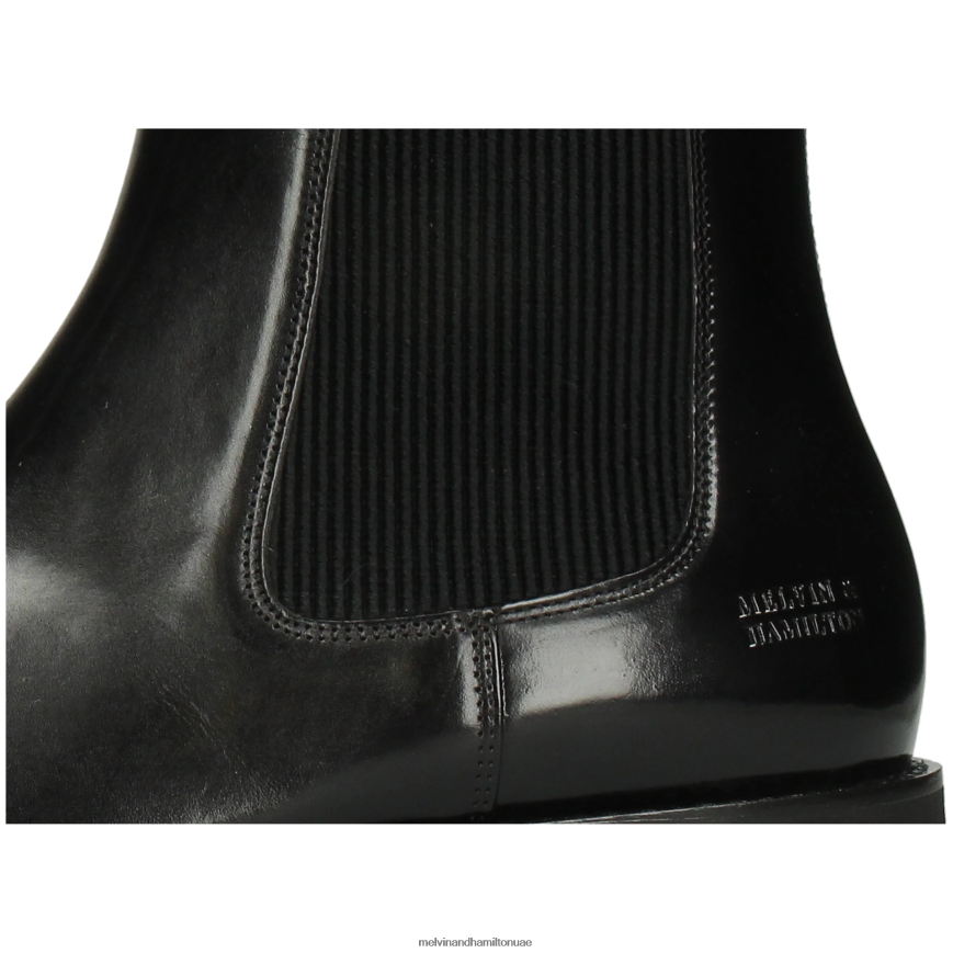 كلارك 49 أسود Melvin & Hamilton رجال جزمة الكاحل 42XF2X56