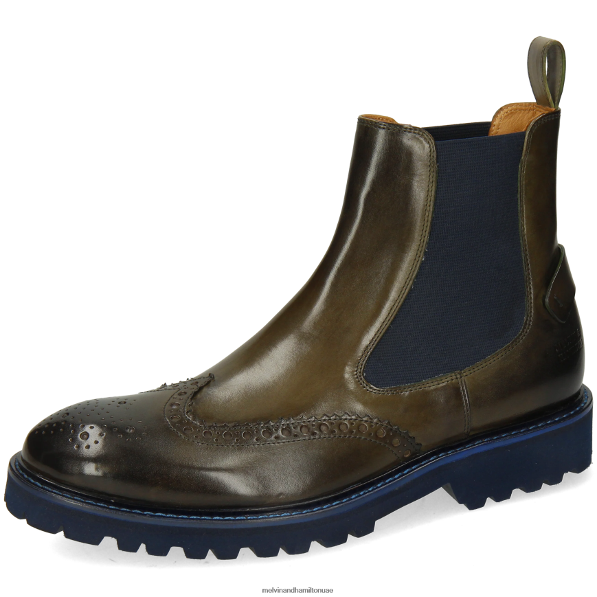 ماثيو 49 الكاكي Melvin & Hamilton رجال جزمة الكاحل 42XF2X82