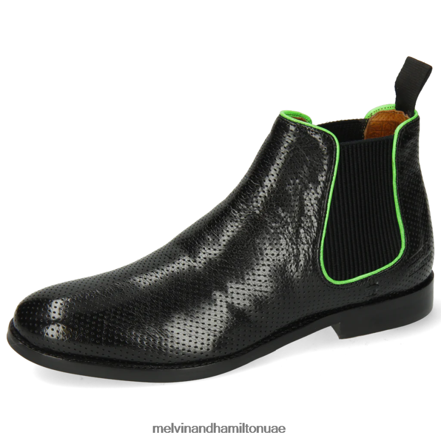 اميلي 4 أسود Melvin & Hamilton نحيف جزمة الكاحل 42XF2X1121