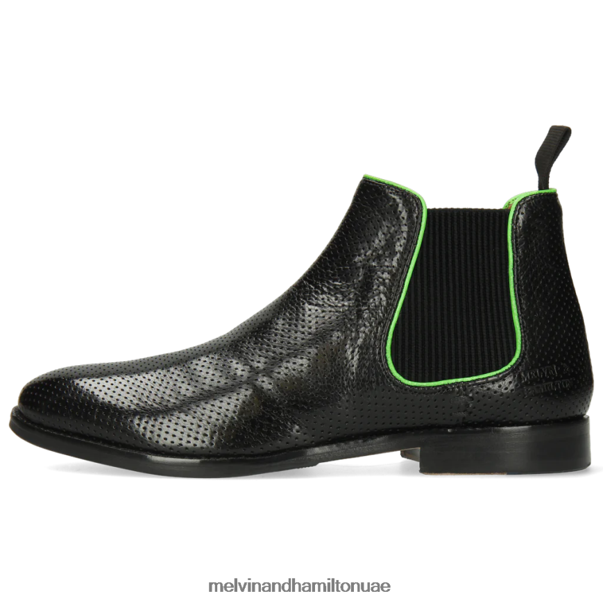 اميلي 4 أسود Melvin & Hamilton نحيف جزمة الكاحل 42XF2X1121