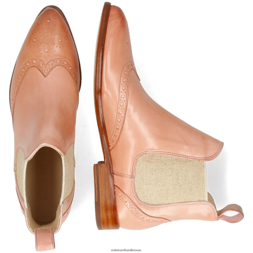 جيسي 4 لون القرنفل Melvin & Hamilton نحيف جزمة الكاحل 42XF2X847